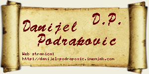 Danijel Podrapović vizit kartica